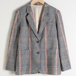 & Other Stories Plaid Blazer